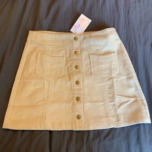 NWT falling through time Pink Lily skirt